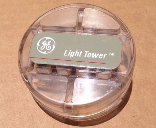Ge slci light tower replacement retaining cap clear new nos stack light for sale