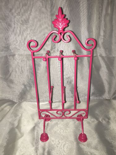 Chic Hot Pink Metal~Boutique/Retail Store Jewelry~Counter Display~Stand Rack~p1