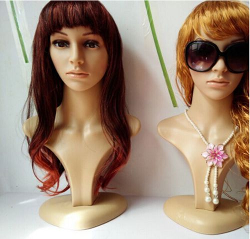 3pcs Professional Female Wig Mannequin For Wigs,Hats,Sunglasses,Jewelry Display