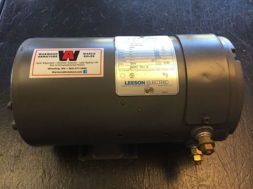 Rebuilt Leeson Motor, 1.2 HP, 3500 RPM, 12V, 48Y Frame, 108258.00