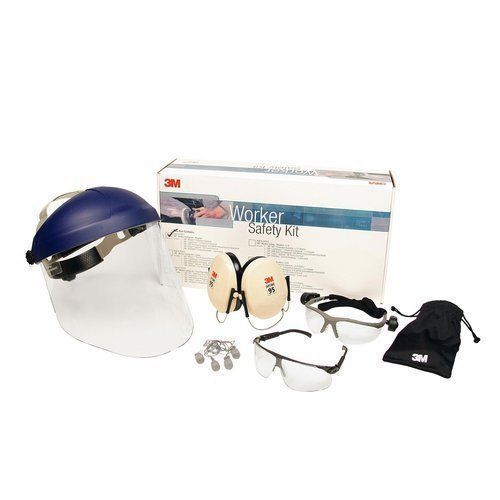 Safety Kit 3M 37212. Face Shield, Ear Muffs, Ear Plugs ,Eye Wear NEW.