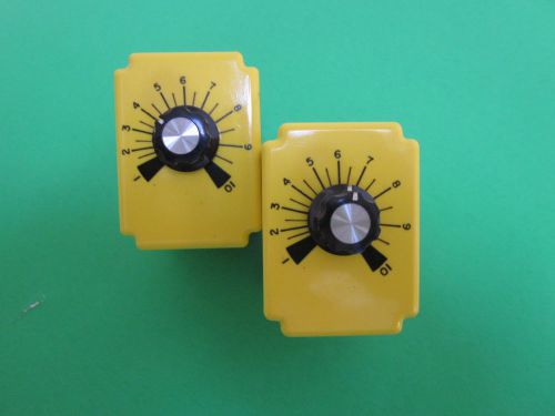 Lot of 2 -  Potter &amp; Brumfield CGD-38-30010M Time Delay Relay, 1-10 min