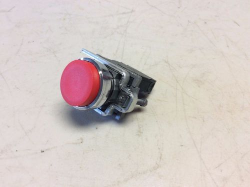 Telemecanique ZBE-102 Red Momentary Push Button Assembly ZBE102 ZBE