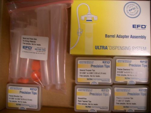 EFD 10CC-ESDKIT Barrel Adapter Assembly 10CC, ESD Safe, approx 150 assorted tips