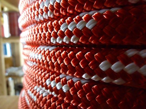 5/8&#034; x 200 ft. Double Braid~Yacht Braid Polyester rope hank.Made in the USA.
