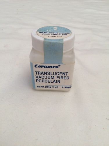 Ceramco Translucent Vacuum Fired Porcelain, New One Container, 28g