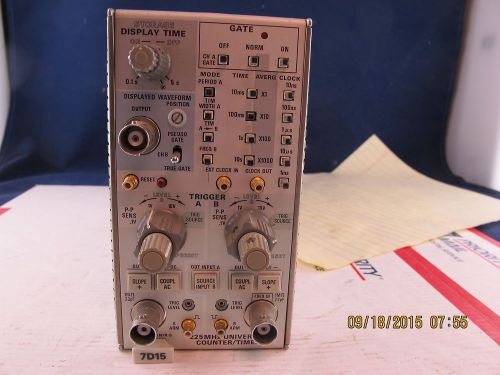 TEKTRONIX 7D15 225MHz UNIVERSAL COUNTER/TIMER! CALIBRATED Un-Used Military Surpl