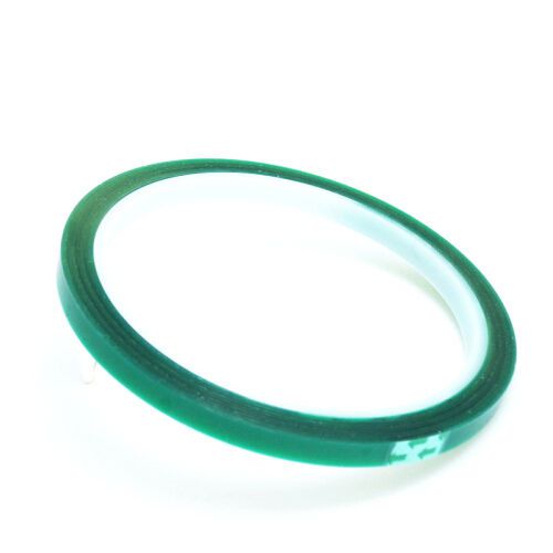1Roll 5mm*33M*0.06mm Green PET Tape Hi-Temp PCB Electroplate Shield