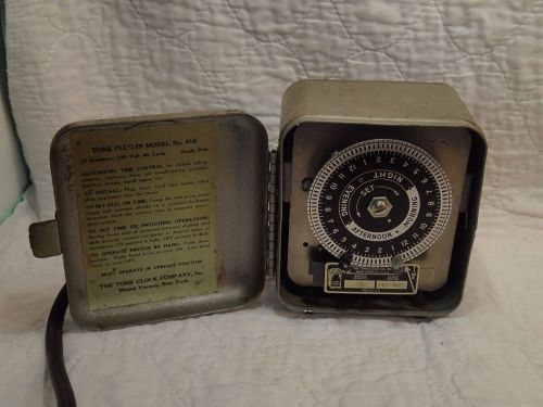 Antique Industrial Commercial Tork Plug - IN Timer Model 919 Single Pole