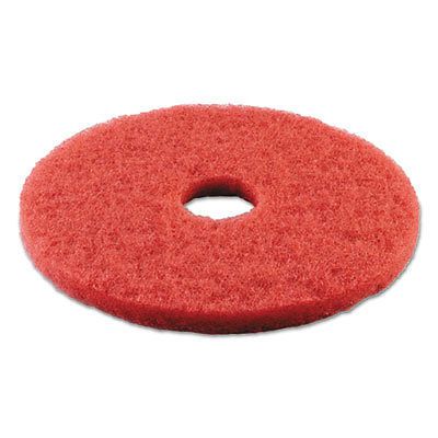 Standard 14-Inch Diameter Buffing Floor Pads, Red 4014 RED