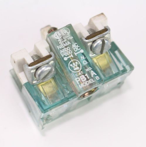 Westhinghouse pb series push button contact block pb1a usg for sale