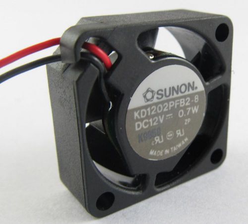 SUNON DC Cooling Fan 25mmx25mmx10mm 2510 12V 0.7W 2 wires KD1202PFB2-8 5pcs