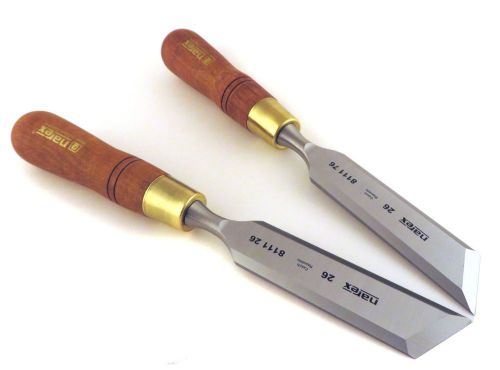 Narex (czech republic) right &amp; left 26 mm skew paring chisels 811126/811176 for sale