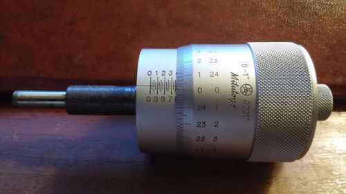 Mitutoyo 152-372 Micrometer Head 0-1&#034; Range .0001&#034; Graduation