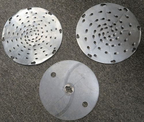 Robot coupe early stainless steel grating disc blades (2) for r4 for sale