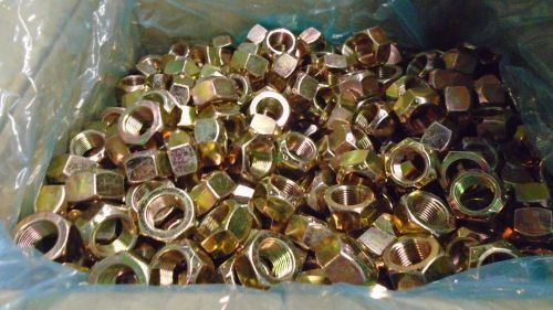 540 count case, 5/8-18 grade c grade 8  hex steel locknuts - yellow zinc for sale