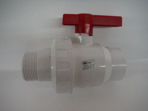 (6) 1-1/2&#034; cepex uniblock pvc ball valve hdpe/epdm 150psi for sale