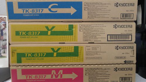 GENUINE KYOCERA TK-8307 lot of 4-CYYM