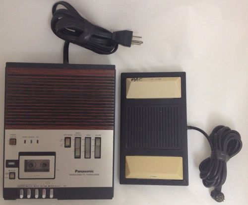 Panasonic RR-900 Microcassette Transcriber &amp; Foot Pedal Audio Recorder