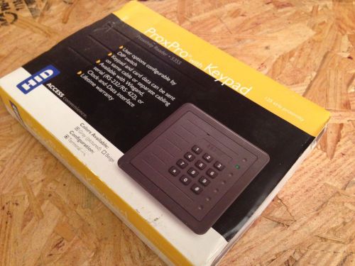 New hid proxpro 5355 card reader/keypad access device 5355agk14 for sale