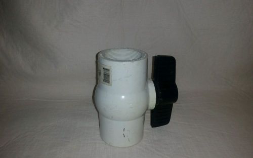 PVC Ball Valve 2&#034; (inch) American Valve Male Threaded ends schedule 80 New