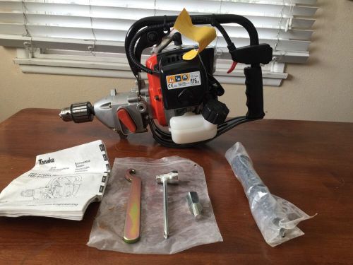 Tanaka TED-270PFR PureFire Gas Powered Drill - (NEW / No Reserve)