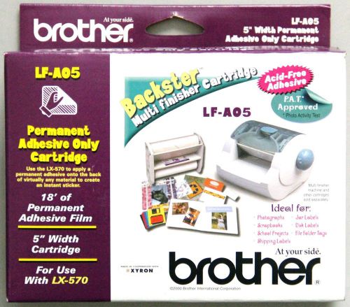 Brother 5&#034; Width Permanent Adhesive Only Cartridge LF-AO5 New in Box