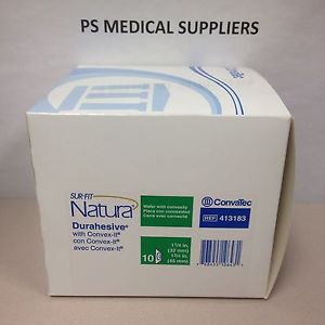 Convatec 413183 natura durahesive convex-it 1 1/4&#034; 32 mm ostomy wafer new for sale