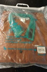 WELDAS STEERSOtuff Leather &amp; Kevlar Welding Jacket Men&#039;s Large NIB
