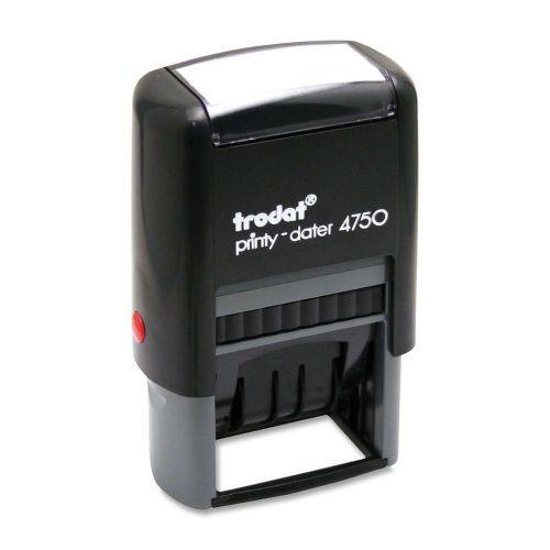 Trodat economy self-inking 5-in-1 date stamp stamp impression size: 1 x 1-5/8... for sale