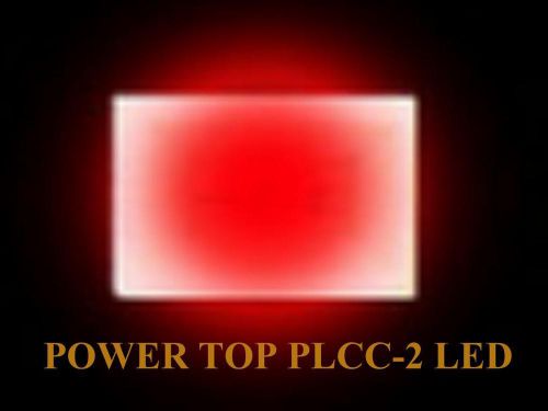 50pcs 1210 PLCC-2 3528 Power Top SMD SMT Red LED Lamp 1800mcd *USA BASED*