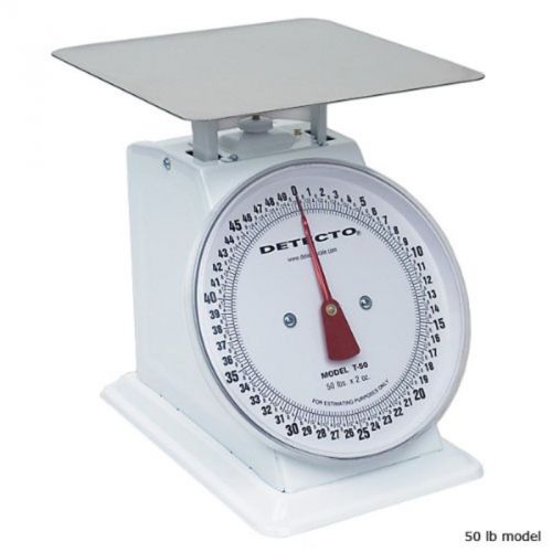 Detecto Top Loader 25 Lb X 1 Oz Enamel Finish 8 Fixed Dial T-25 Loading Scale