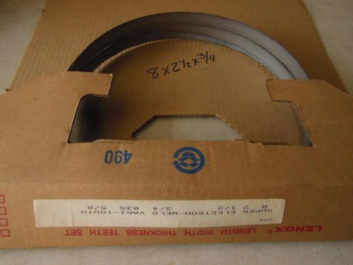 Lenox super electron bandsaw blade 8ft 8&#039; 2-1/2&#034;x3/4&#034; 035 5/8 vari-tooth tool for sale