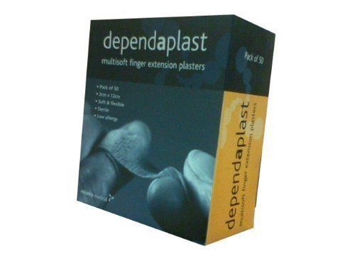 Dependaplast Multisoft Finger Extension Plasters (Pack of 50)