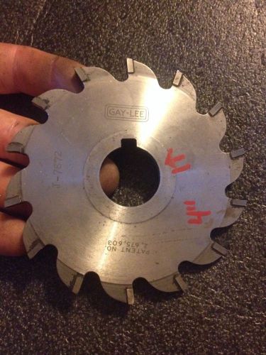 Gay-lee Carbide Tipped Horizontal Mill Cutter Milling Machine 1&#034; Arbor Tool