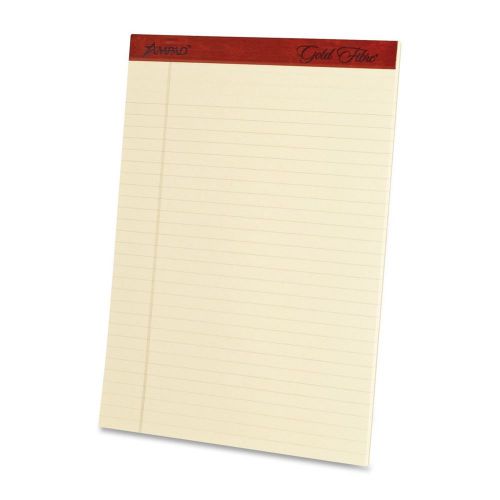 Ampad heavyweight writing pad 8.5x11.75 inches ivory 50-sheet pad -4 pads / pack for sale