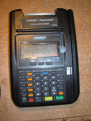 hypercom T7Plus Credit Card Terminal top casing with keypad and card reader