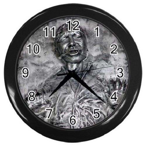 Star Wars Inspired Han Solo In Carbonite Wall Clock (Black) Free Shipping