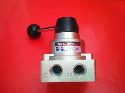 Dn08 g1/4 3-position 4-way manual valve hand valve with base muffler for sale