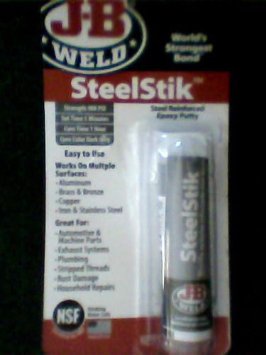 J-B  WELD 8267 SteelStik steel reinforced epoxy putty - read more