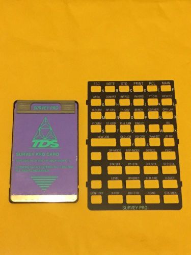 TDS Construction Survey Pro Card for HP 48GX Calculator