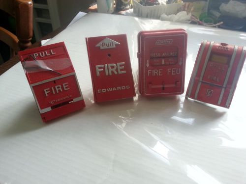 EDWARDS / mirtone  LOT 4  fire alarm pull station you get 4 lot