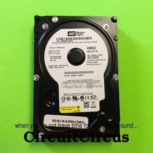 Wd800jd-00msa1 western digital pioneerpos magnus xv 15&#034; touch pos hard disk for sale