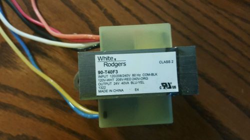 White Rodgers Transformer; AC; Enclosed; 1-Ph; 60Hz; Pri 120/208/240VAC; Sec 24V