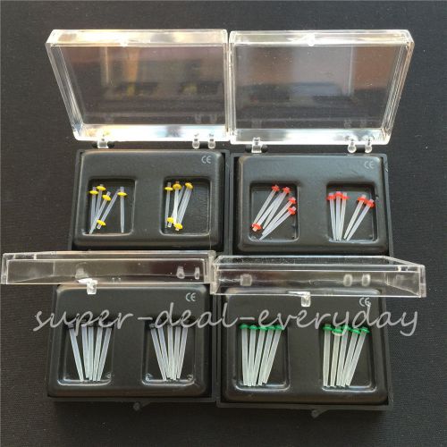 4 boxes Dental Straight Fiber Post Glass Set Refill Drill Thread Protaper Files