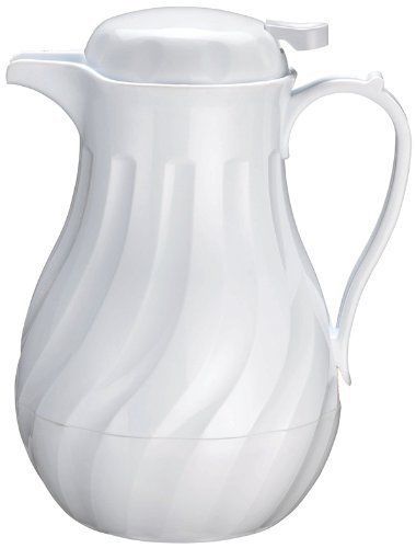 Coffee Carafe Tee Pot Drink Insulated Beverage Server Kichen Bar 20 oz White