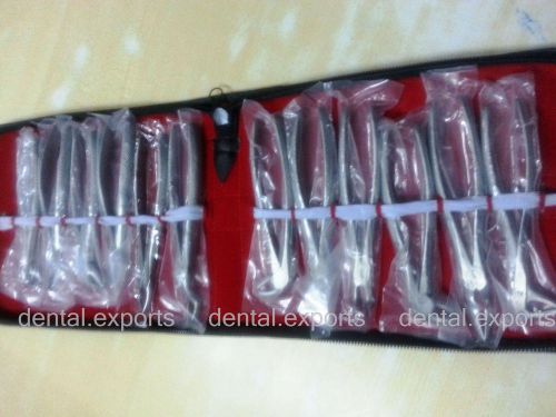 Set of 12Pc Surgical Dental Instrument Tooth Extraction Forceps CE Dentist tool