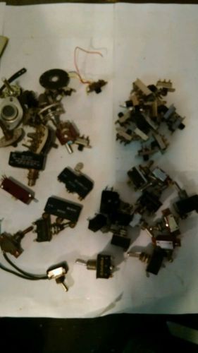 Vintage assorted elec.  Switches