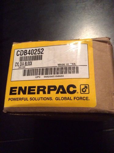 Enerpac, Block Cylinder Cdb 40252