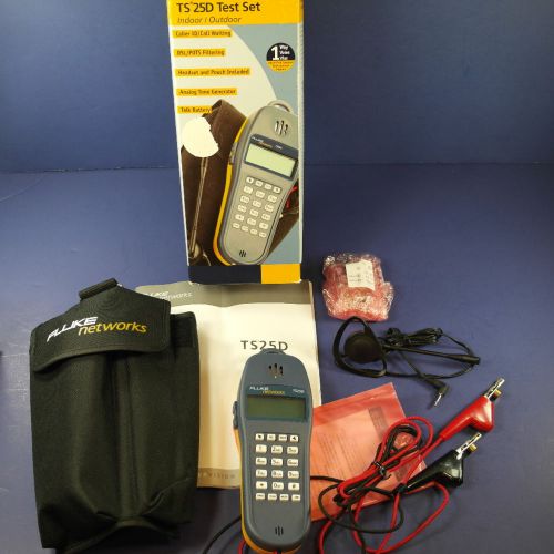Fluke TS25D Test Set, Brand NEW, With Pouch &amp; Headset